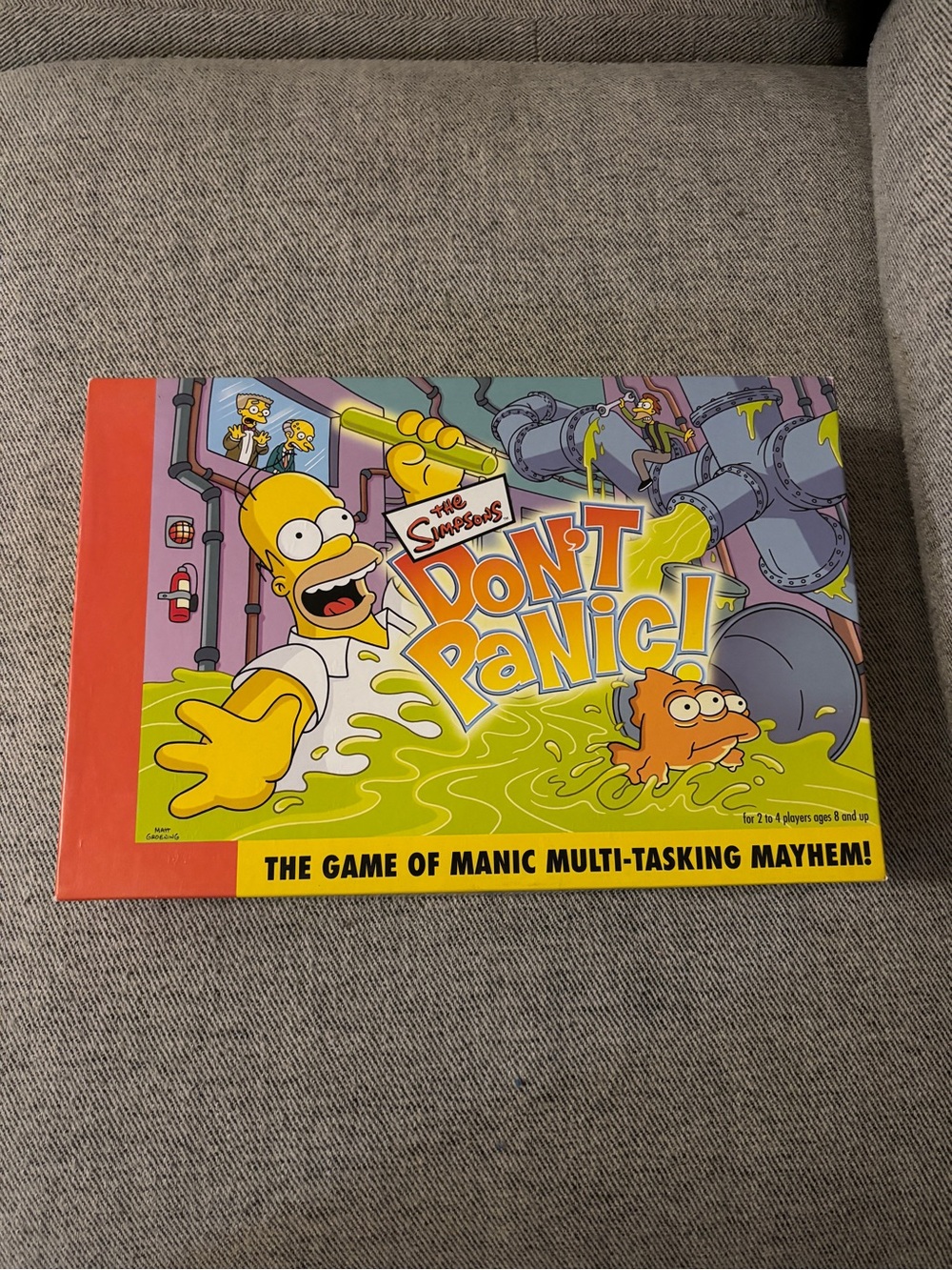 The Simpsons Don't Panic Board Game
